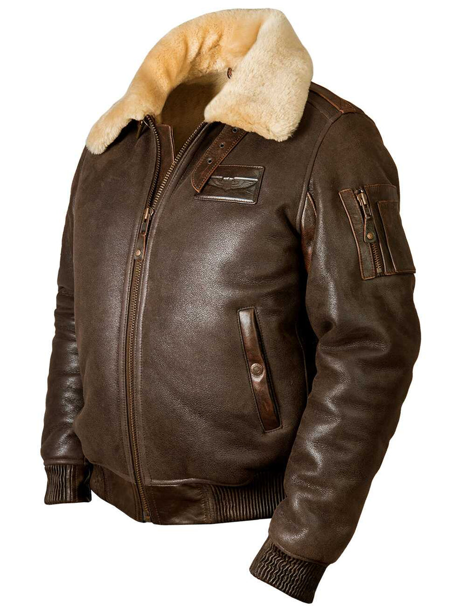 Korea製 sheepskin leather jacket Men's Brown Genuine Sheepskin Oversized Korean Loose Leather