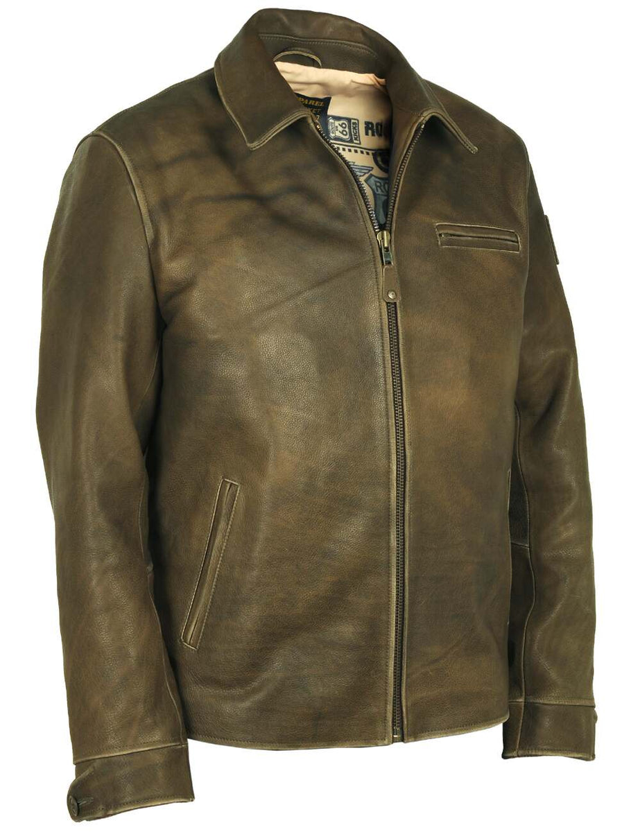 本革】 LA GIOCONDA Vintage Leather Jacket