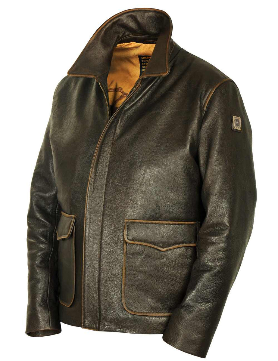 ジャケット・アウター vintage leather blouson type G-1 brown S VINTAGE MEN'S TYPE G-1 CHOCOLATE BROWN LEATHER FLIGHT JACKET