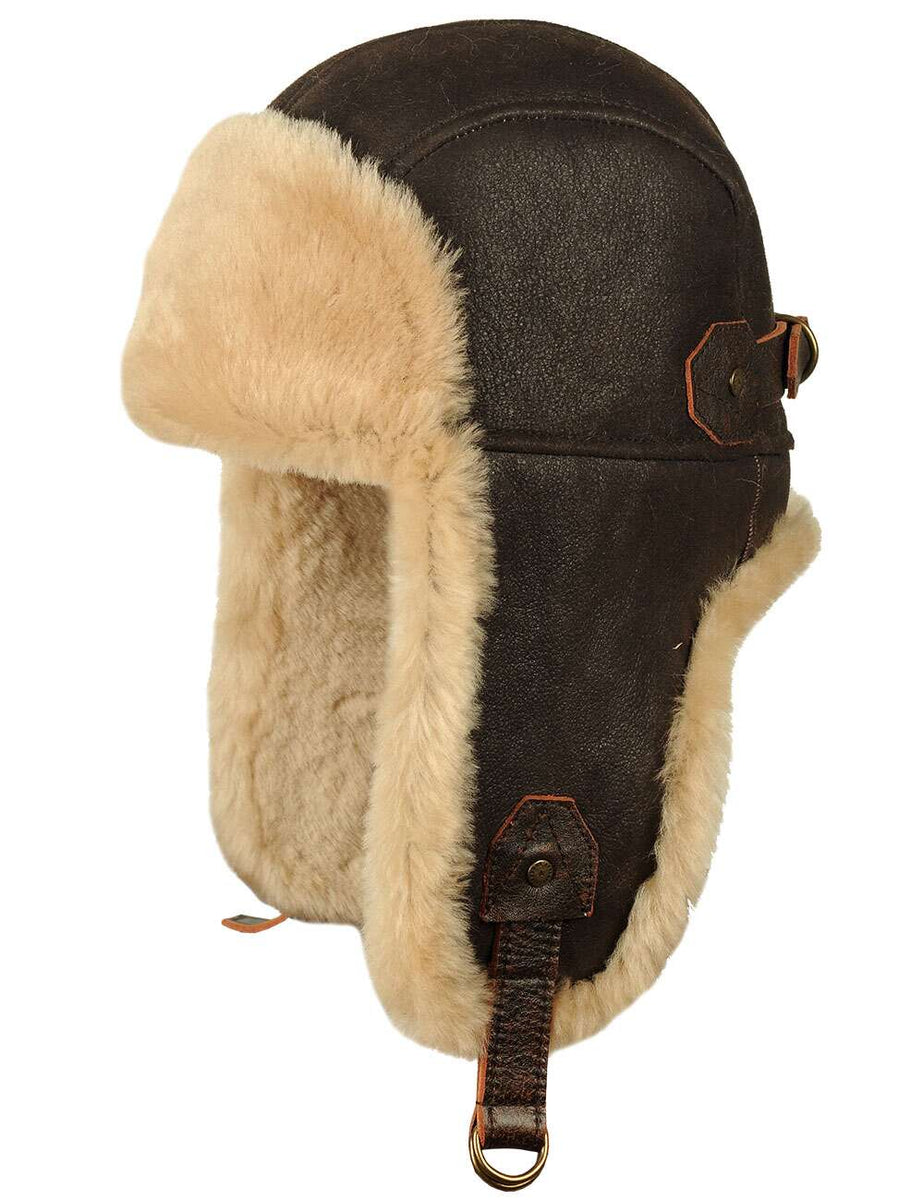 [GROVE]★24FW★韓国人気★SHEARLING MUSTANG HAT mustang-sheepskin-winter-hat-