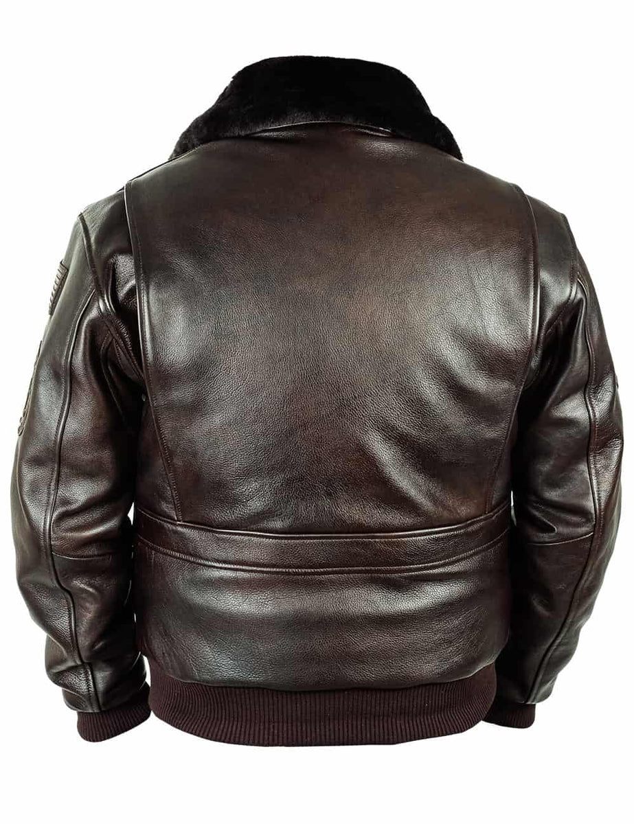 Vintage Type G-1 USAF Avirex Leather Flight Jacket Top Gun