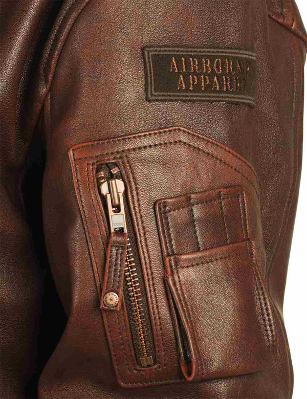 Utility pocket on the jacket sleeve.