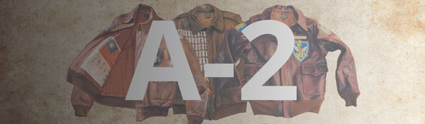 Collection of A-2 leather flight jackets from the Vintage Leder online store
