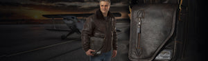 Collection of leather men's bags from the online store Vintage Leder