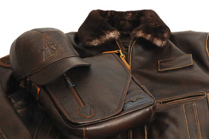 Leather jackets and accessories made of genuine leather in vintage style from vintage-leder.com