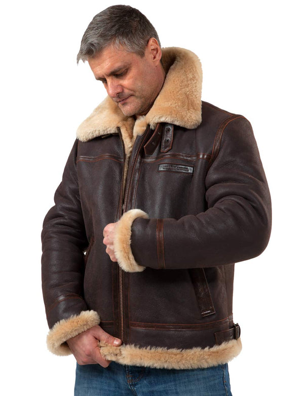 B-3 Schaffell Bomberjacke Art. 201