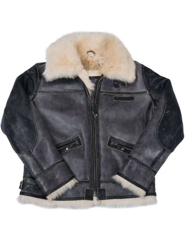 Bomberjacke aus toskanischem Lammfell Italienische Marine-Luftwaffe Art. 211