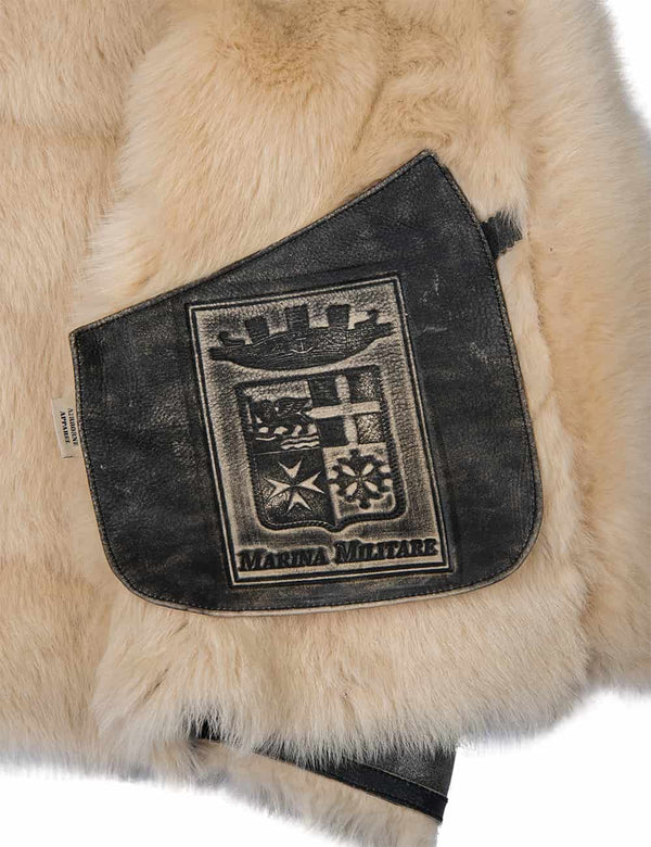 Bomberjacke aus toskanischem Lammfell Italienische Marine-Luftwaffe Art. 211