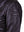 Patch on the sleeve of a men's leather jacket.