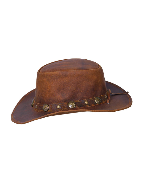 Ковбойская кожаная шляпа Wild West Art. 2164