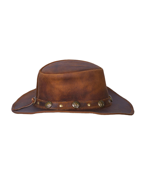Ковбойская кожаная шляпа Wild West Art. 2164