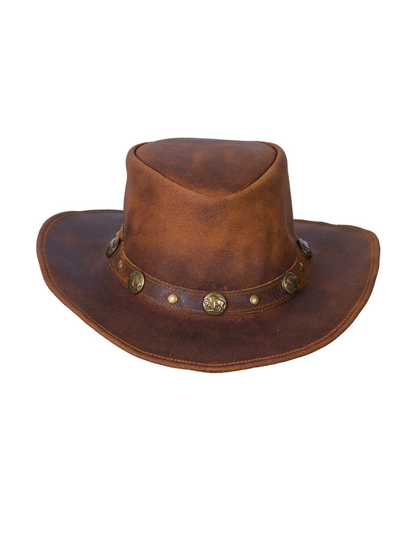 Ковбойская кожаная шляпа Wild West Art. 2164