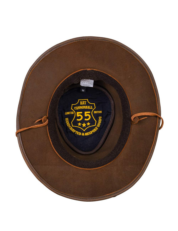 Ковбойская кожаная шляпа Wild West Art. 2164