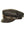 Men's Brown Leather Captain's Cap With Strap, Slight Twist