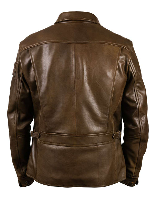 Chicago Route 66 Men's Leather Jacket olive Art. 407