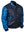 Men's dark blue leather jacket.