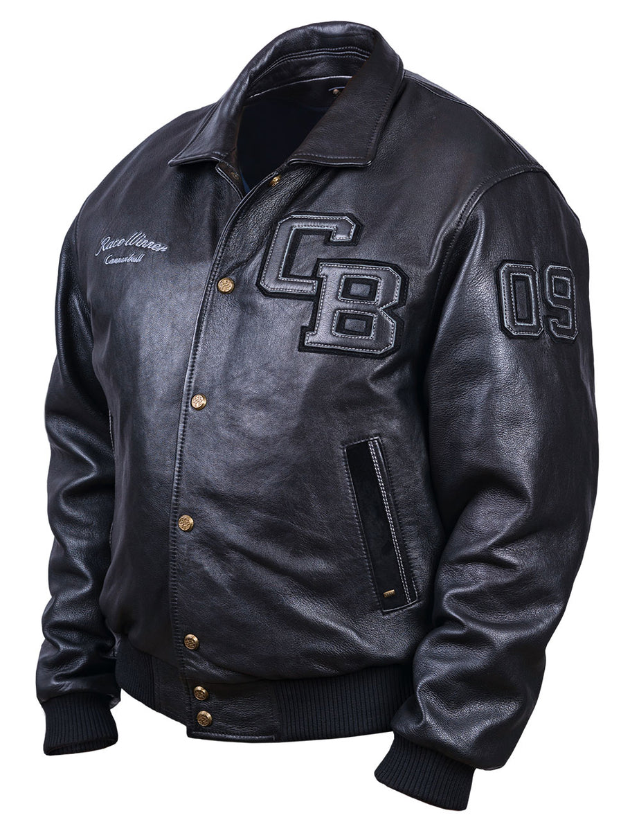 Varsity Jackets Cordon Athletic Jacke Schwarz Winner Leder Varsity