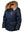 Men's dark blue parka.