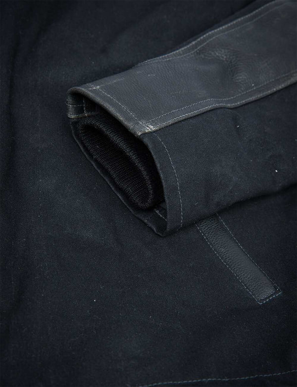 Men's N-1 Canvas Deck Jacket Art. 136 black in Vintage Leder online store 5