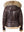 Back of women's sheepskin coat.