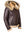 Women's sheepskin jacket with hood.