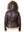 Back of women's sheepskin coat.